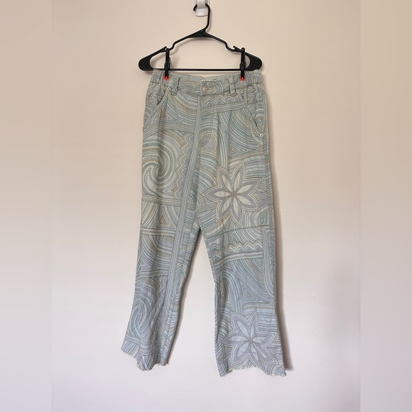 Free People ‘Solstice’ Slouchy Wide Leg Embroidery Pants- Size 25 - Picture 8 of 9